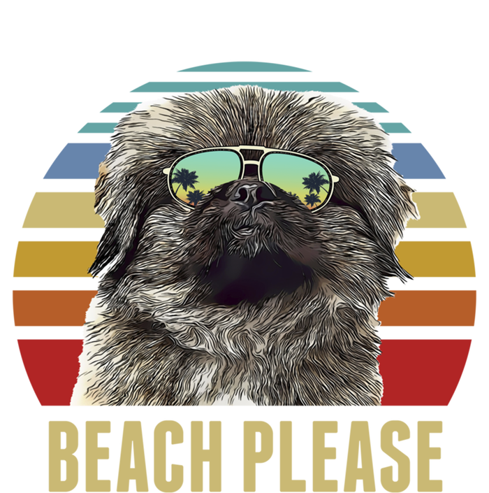 Beach Please Pekingese Dog Funny Summer Gift Toddler Sweatshirt