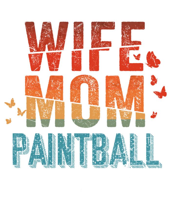 Wife Mom Paintball Legend Mother's Day Retro Vintage Cute Gift T-Shirt