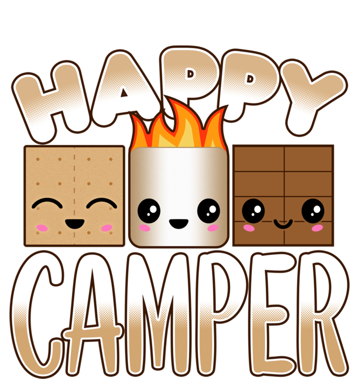 Campfire Camping Outdoor Friends Smores Happy Camper Cool Gift Valucap Bio-Washed Visor