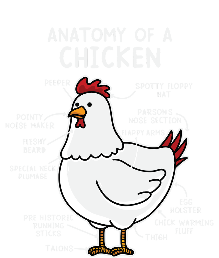 Anatomy Of A Chicken Tee Country Farm 25L Jumbo Tote