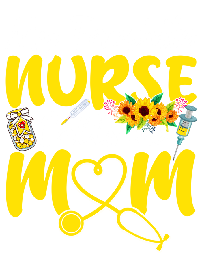 Wo My Favorite Nurse Calls Me Mom Nursing Mom Mothers Day Cute Gift Full-Length Apron With Pockets