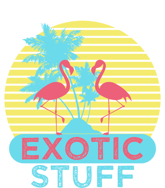 Exotic Stuff Pink Flamingo Summer Vacation Vibes Vacay Mode Funny Gift Tie Dye Hoodie