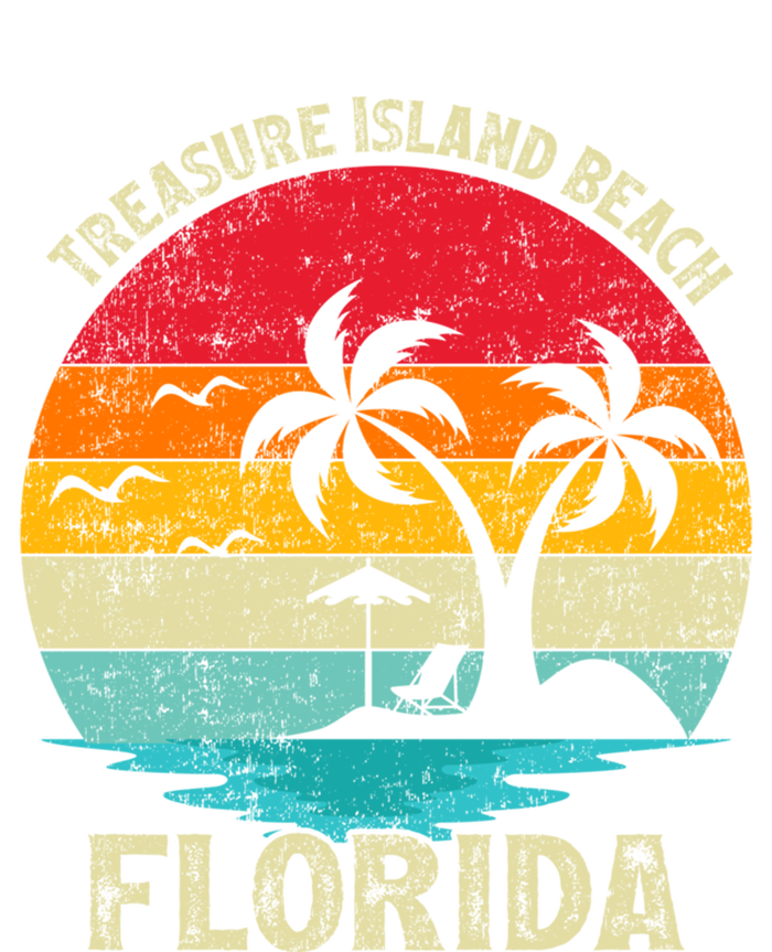 Family Vacation Vintage Retro Florida Treasure Island Beach Cute Gift T-Shirt