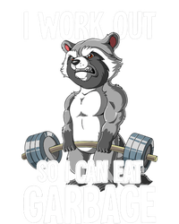 Raccoon Gym Weight Training I Work Out So I Can Eat Garbage Mousepad