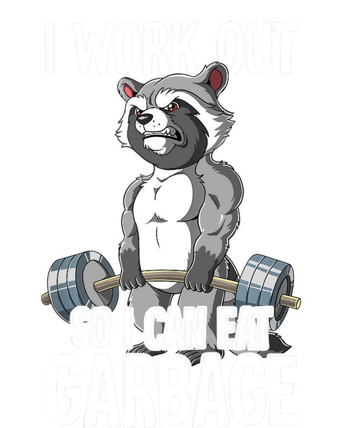 Raccoon Gym Weight Training I Work Out So I Can Eat Garbage Mousepad