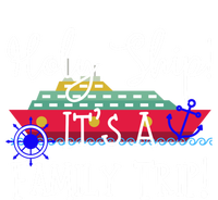 Holy Ship! It's A Family Trip Cute Gift Women's Flannel Pajama Set