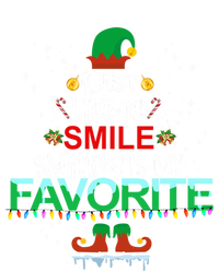 I Just Like To Smile Smiling Is My Favorite Elf Christmas Gift T-Shirt