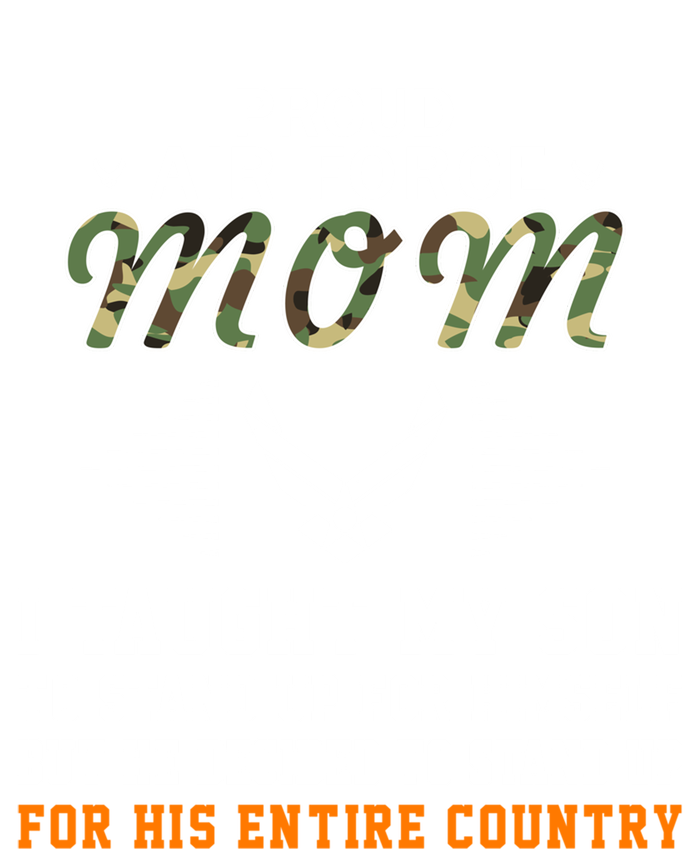 I Taught My Son How To Stand Upgiftproud Air Force Mom Army Cute Gift T-Shirt