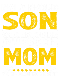 I'm A Proud Son Of A Freaking Awesome Mom Funny Gift Full Zip Hoodie