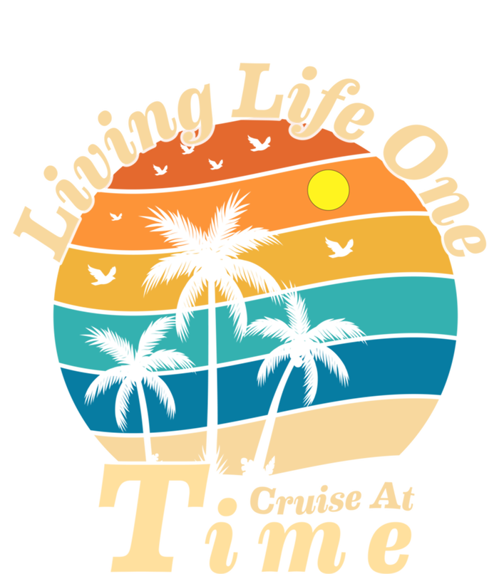 Living Life One Cruise At A Time Cruise Ship For Family Gift Ladies Essential Flowy Tank