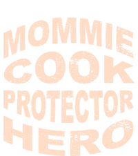 Mommie Cook Protector Hero Mom Profession Superhero Chef Gift Tie-Dye T-Shirt