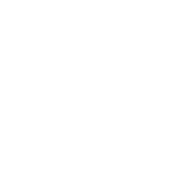 I'm Not Speeding I'm Just Qualifying Women's Car Racing Full-Length Apron With Pockets