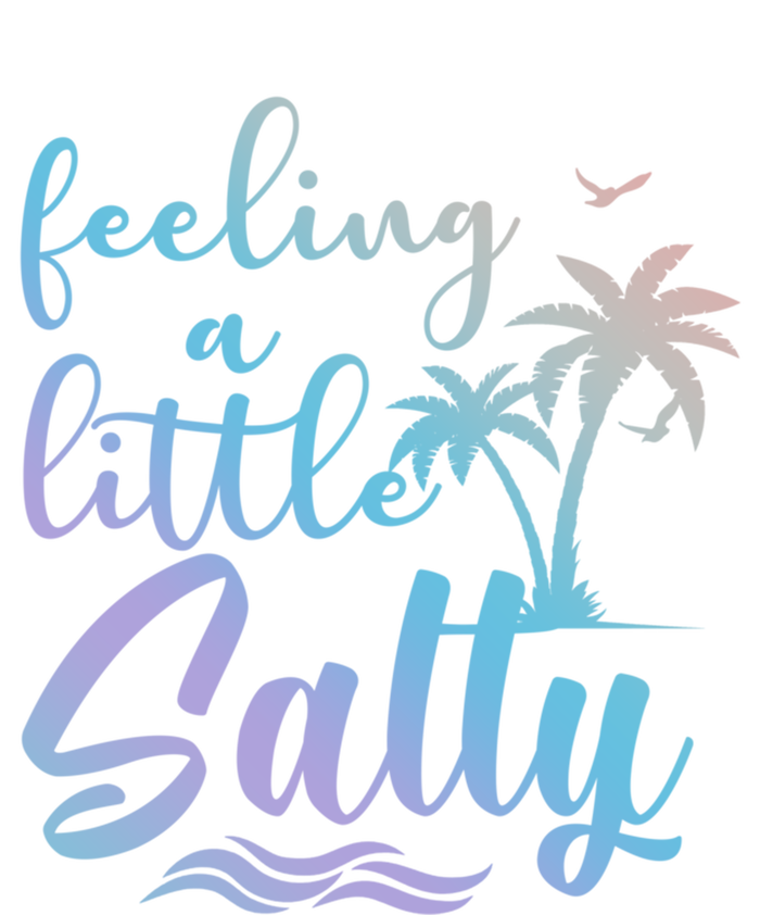 Feeling A Little Salty Summer Vibes Beach Vacay Summertime Gift Bumper Sticker