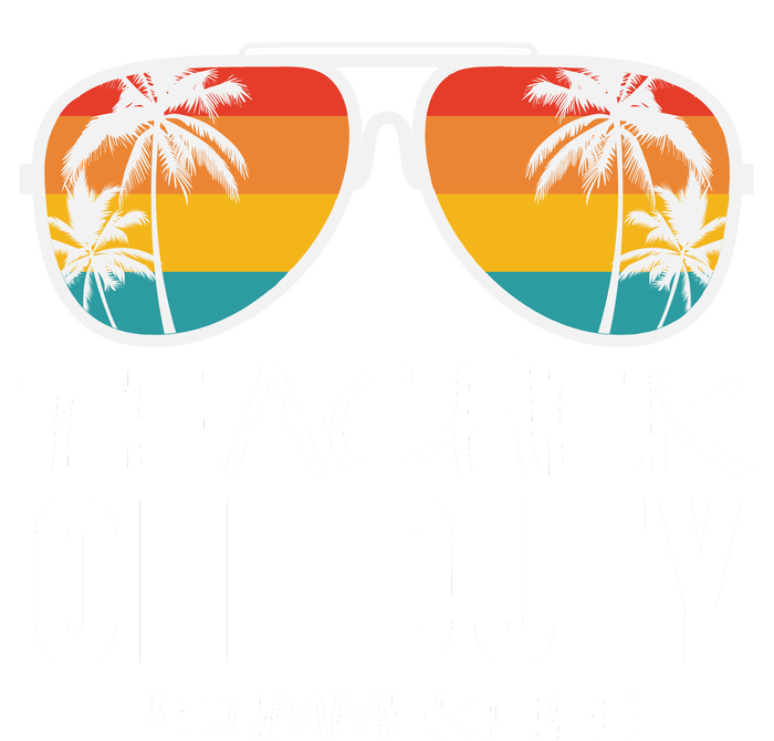 Teacher Off Duty, Last Day Of School, Funny Teacher Summer, Summer Life Garment-Dyed Heavyweight T-Shirt