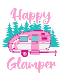 Funny Camping Outdoor Rv Camper Happy Glamper Great Gift Poster