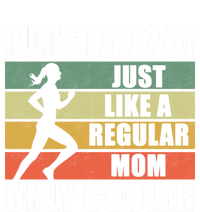 Mom Running Marathon Moms Runner Mom Just Like A Regular Mom Gift Premium Hoodie