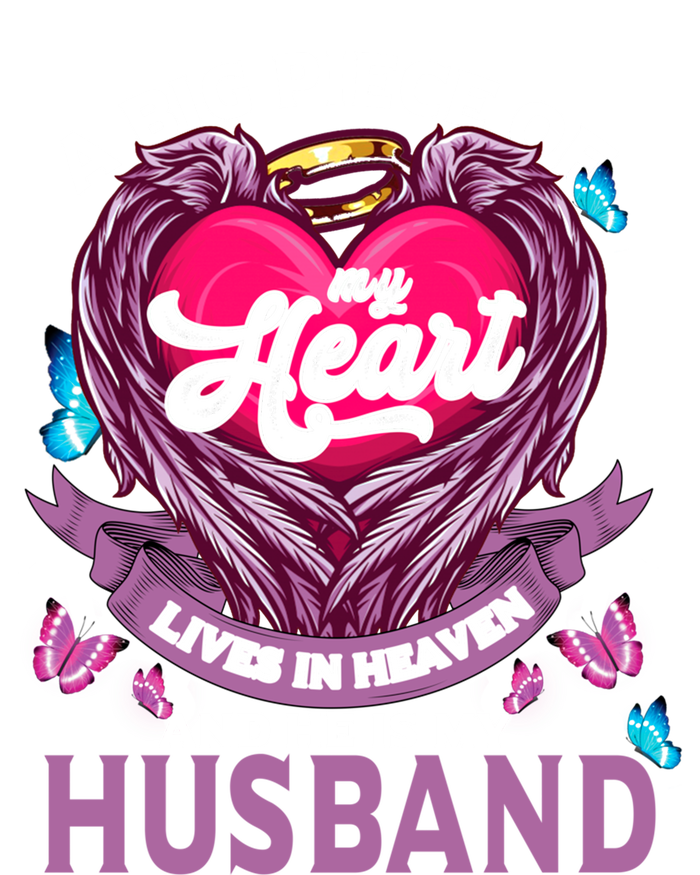 A Big Piece Of My Heart Lives In Heaven And He Is My Husband Cute Gift T-Shirt