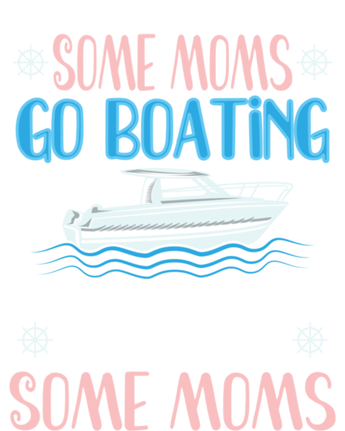 Moms Boating Mom Boat Captain Pontoon Sailor Cruising Meaningful Gift Women's V-Neck T-Shirt