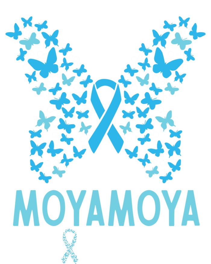 Moyamoya Disease Awareness Butterfly Gift And Meaningful Gift Stripe Pom Pom Beanie