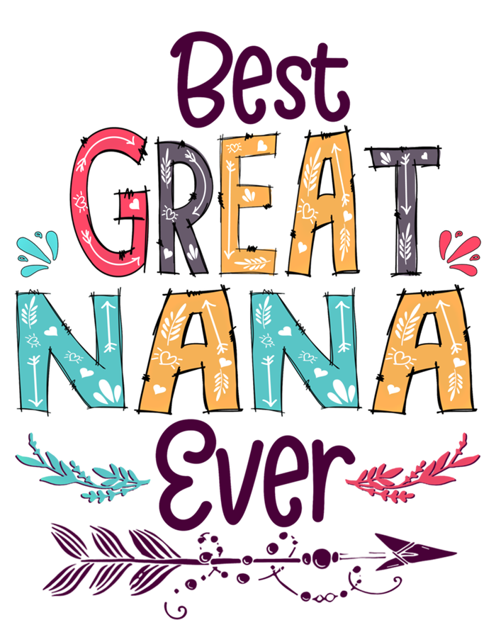 Best Great Nana Ever Cute Arrow Family Blessing Gift Short Acrylic Beanie