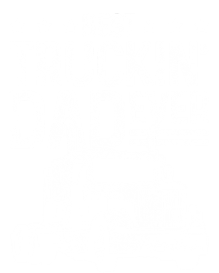 Best Truckin' Dad Ever Funny Truck Driver Father's Day Gift Great Gift Coaster