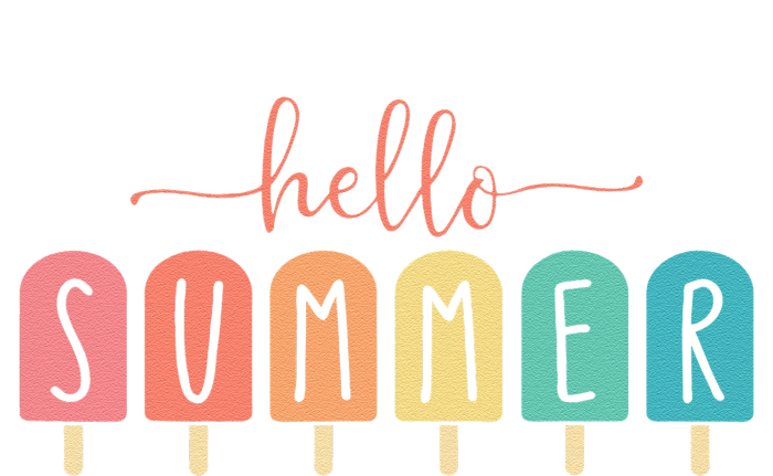 Hello Summer Vacation Ice Cream Popsicle Ice Lolly Gift Magnet