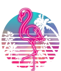 Zoo Animal Tropic Summer Sunrise Gift Flamingo Cooling Performance Long Sleeve Crew