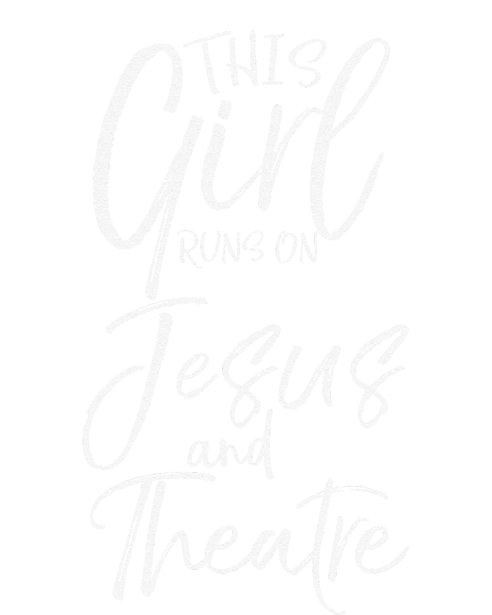 Christian Acting Gift This Runs On Jesus And Theatre T-Shirt