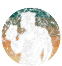 Muscular Man Drinking Beer Coaster