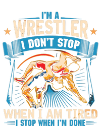 Im A Wrestler Dont Stop Funny For Wrestling Dad Mom Son Tie Dye Hoodie