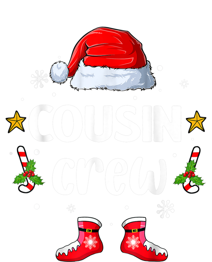 Cousin Crew Christmas Family Squad Naughty Matching Santa Great Gift Women's Racerback Tank