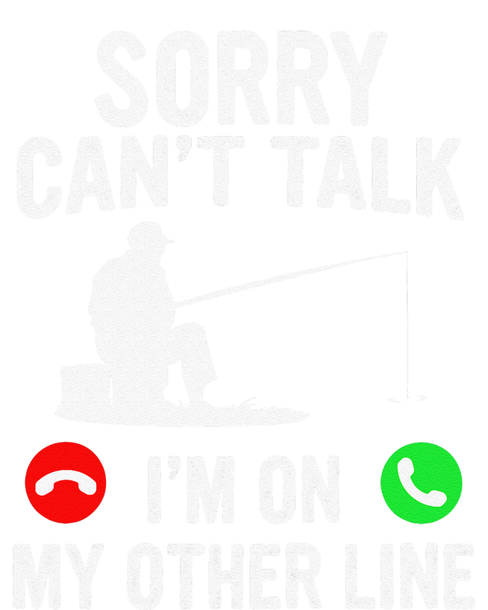 Sorry Can't Talk I'm On My Other Line Vintage Fishing T-Shirt