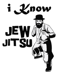 i know jew jitsu Rabbi Horah Dance Jiu Jitsu Jewish man Ladies Long Sleeve Shirt