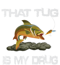 That Tug Is My Drug For Fishing Addicts Cooling Performance Crew T-Shirt