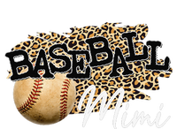 Baseball Mimi Leopard gift for Mother's Day T-Shirt