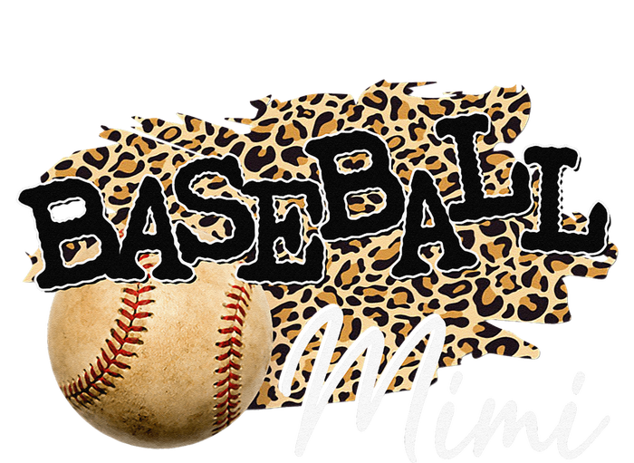 Baseball Mimi Leopard gift for Mother's Day T-Shirt