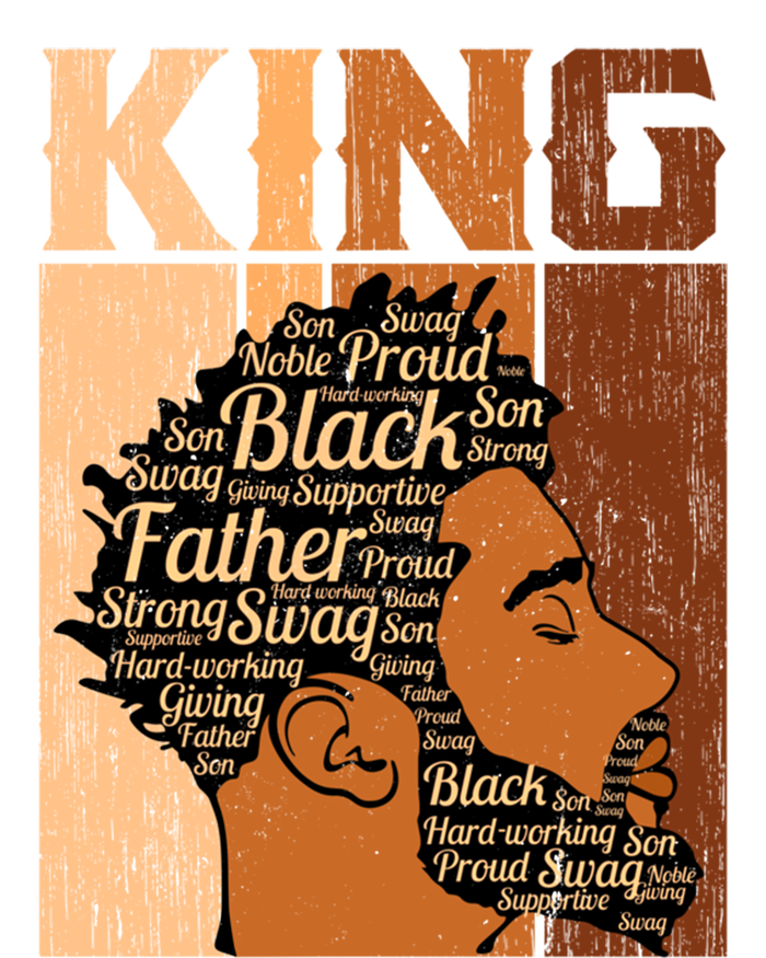 Father Melanin African Black History King Juneteenth Dad Gift T-Shirt