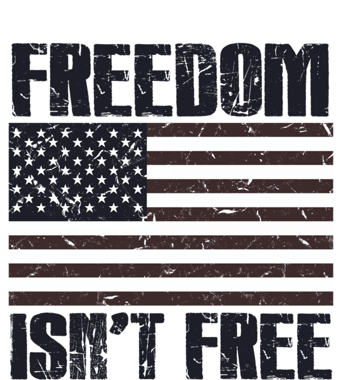 Freedom Isn't Free Vintage American Flag Memorial Day July 4 Cool Gift T-Shirt