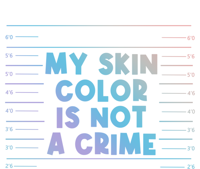 Funny My Skin Color Is Not A Crime Black Empowert Cool Gift Doggie Tank