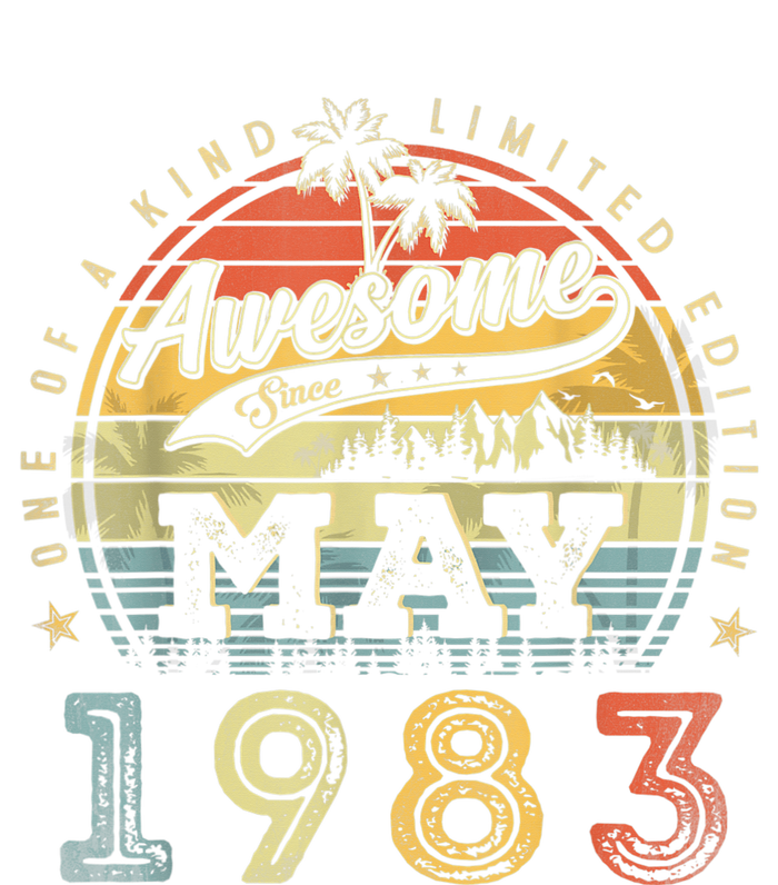 40 Year Old Awesome Since May 1983 40th Birthday Poster