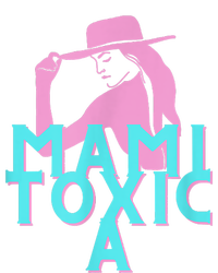 Mami ToxicA Pink With Aqua Garment-Dyed Heavyweight T-Shirt