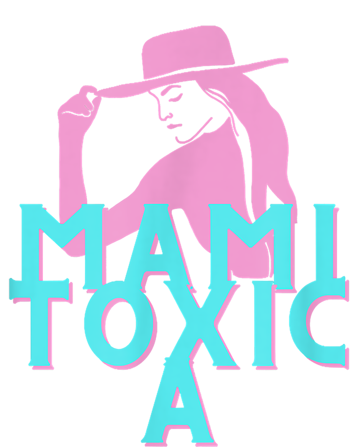 Mami ToxicA Pink With Aqua Garment-Dyed Heavyweight T-Shirt