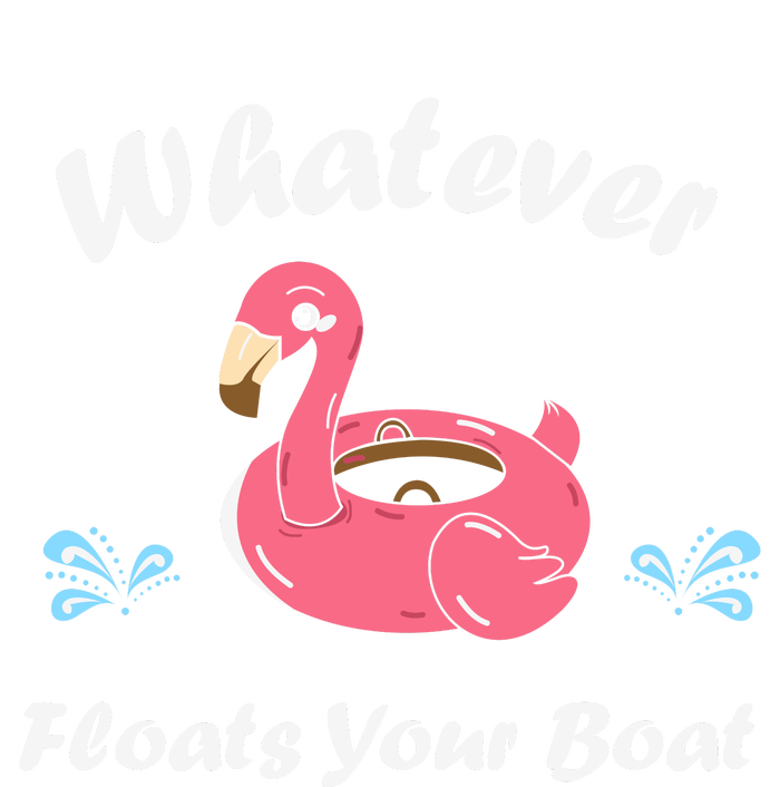 Whatever Floats Your Boat Funny Flamingo Toddler Sweatshirt