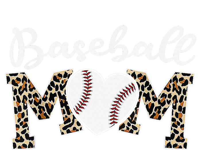 Softball Baseball Mom Leopard Tee Mother's Day Mama Women's Perfect Tri Rocker Tank