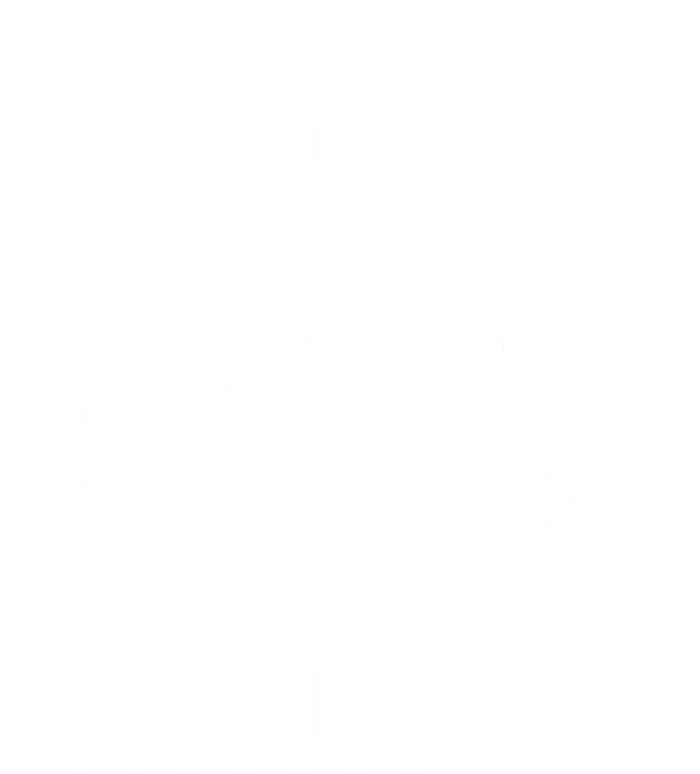 Honor The Fallen Thank The Living Memorial Day Veteran Boots Funny Gift Zip Tote Bag