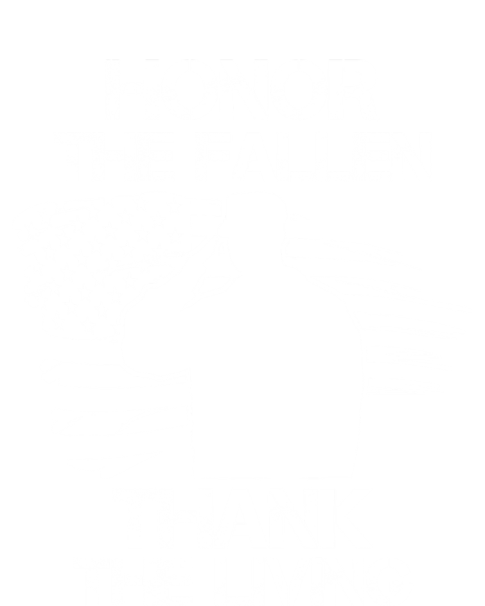 Honor The Fallen Thank The Living Saluting Soldier American Great Gift Women's Racerback Tank