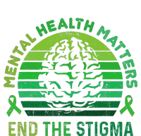 End The Stigma Mental Health Matters Mental Awareness Gifts Women's T-Shirt