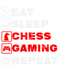 Eat Sleep Chess Gaming Repeat Funny Chess And Gaming Lover Great Gift T-Shirt