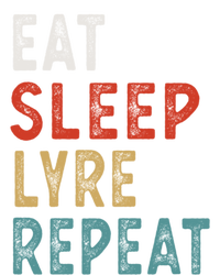 Eat Sleep Lyre Repeat Funny Player Gift Idea Vintage Retro Gift Tote Bag