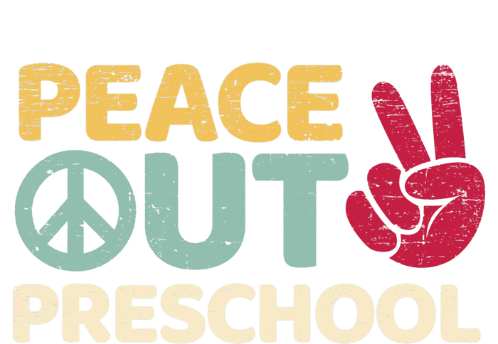 Peace Out Preschool Pre K Graduation Last Day Of School Premium Hoodie